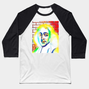 Baruch Spinoza Colourful Portrait | Baruch Spinoza Artwork 10 Baseball T-Shirt